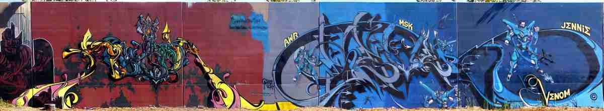 Street Art 3275 3265 GRAFFITI A4 Photo Print