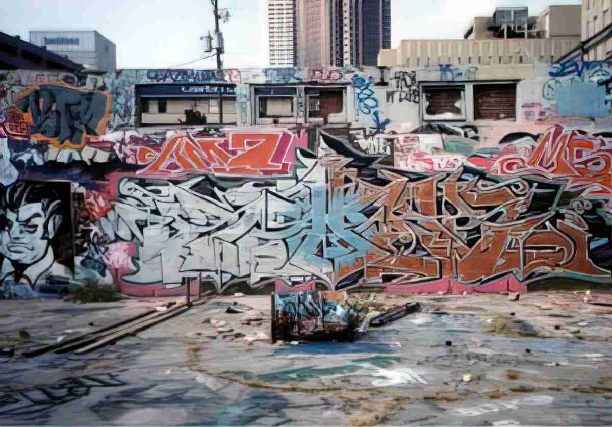 Street Art 3288 3278 GRAFFITI A4 Photo Print