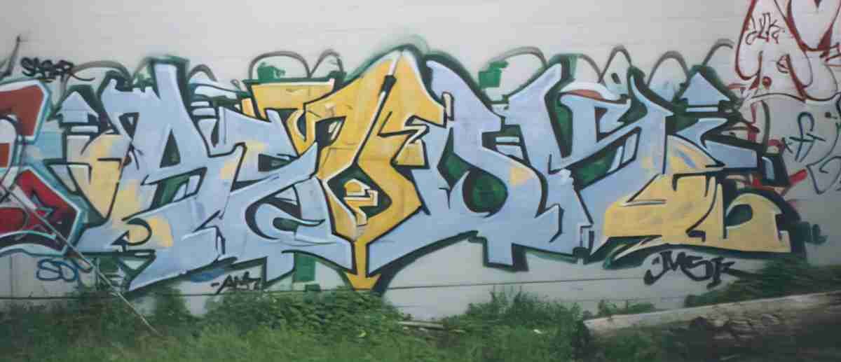 Street Art 3290 3280 GRAFFITI A4 Photo Print