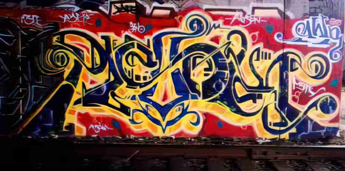 Street Art 3292 3282 GRAFFITI A4 Photo Print