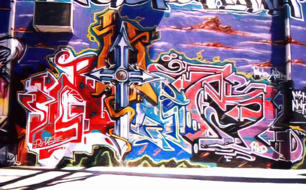 Street Art 3298 3288 GRAFFITI A4 Photo Print
