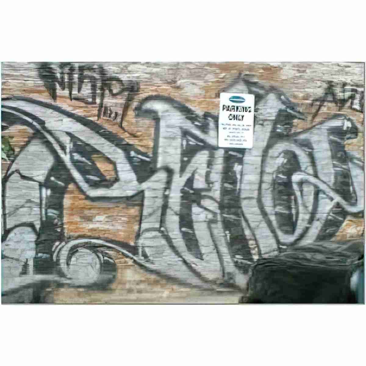 Street Art 3311 3301 GRAFFITI A4 Photo Print