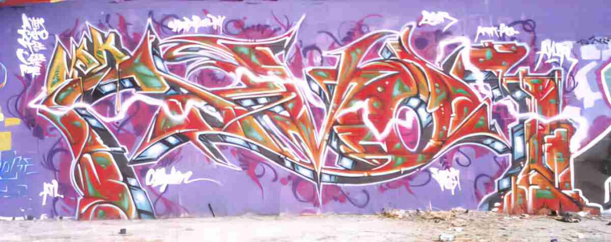 Street Art 3324 3314 GRAFFITI A4 Photo Print