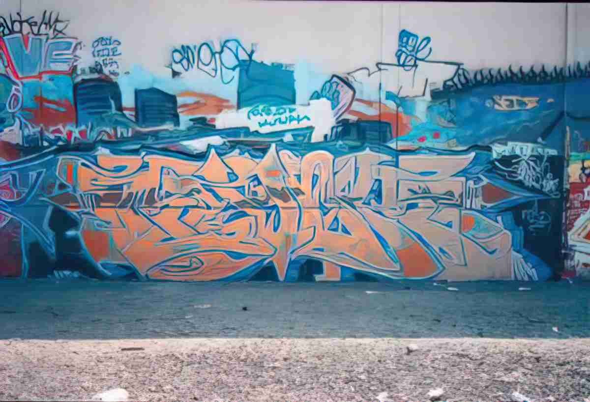 Street Art 3341 3331 GRAFFITI A4 Photo Print