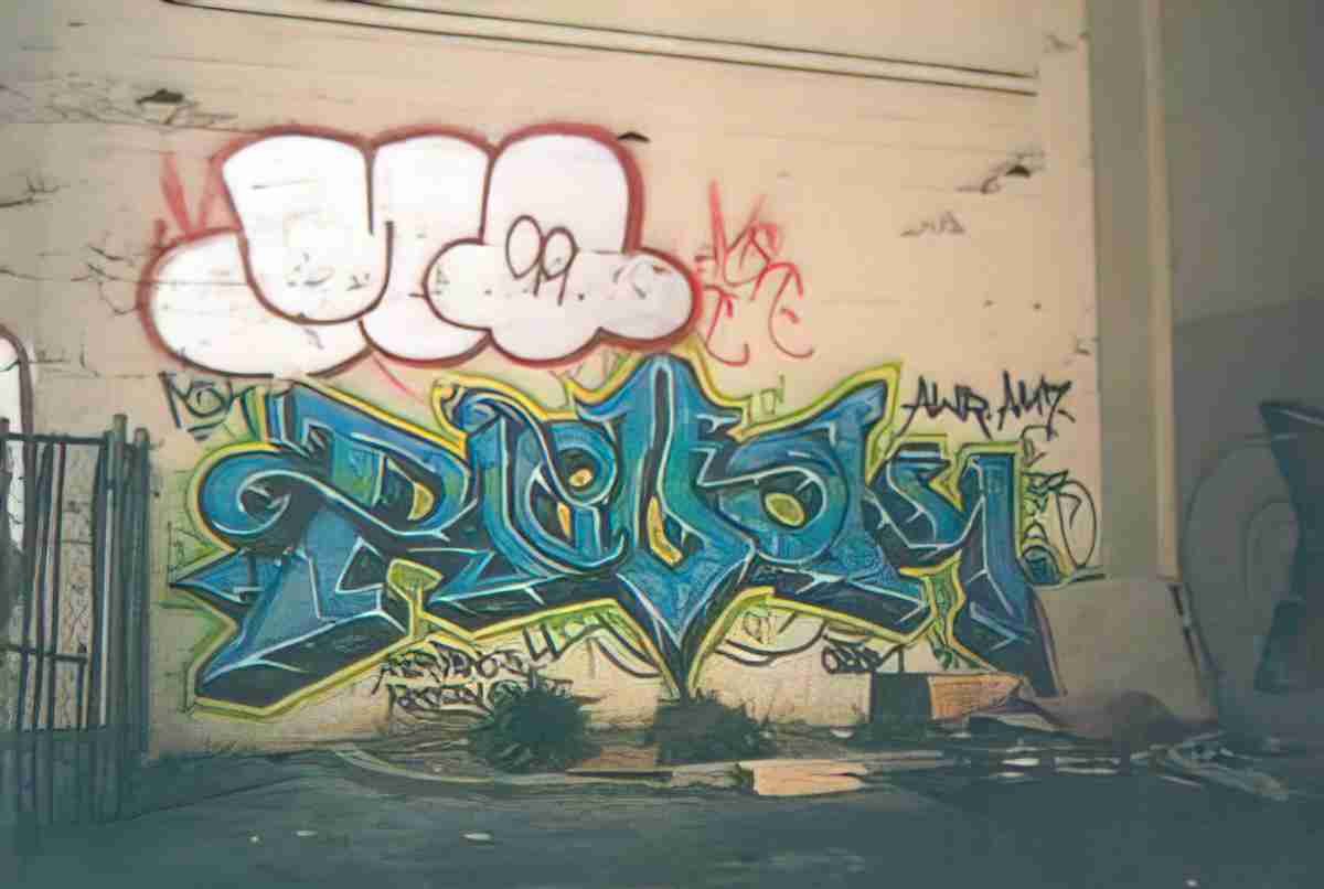 Street Art 3345 3335 GRAFFITI A4 Photo Print