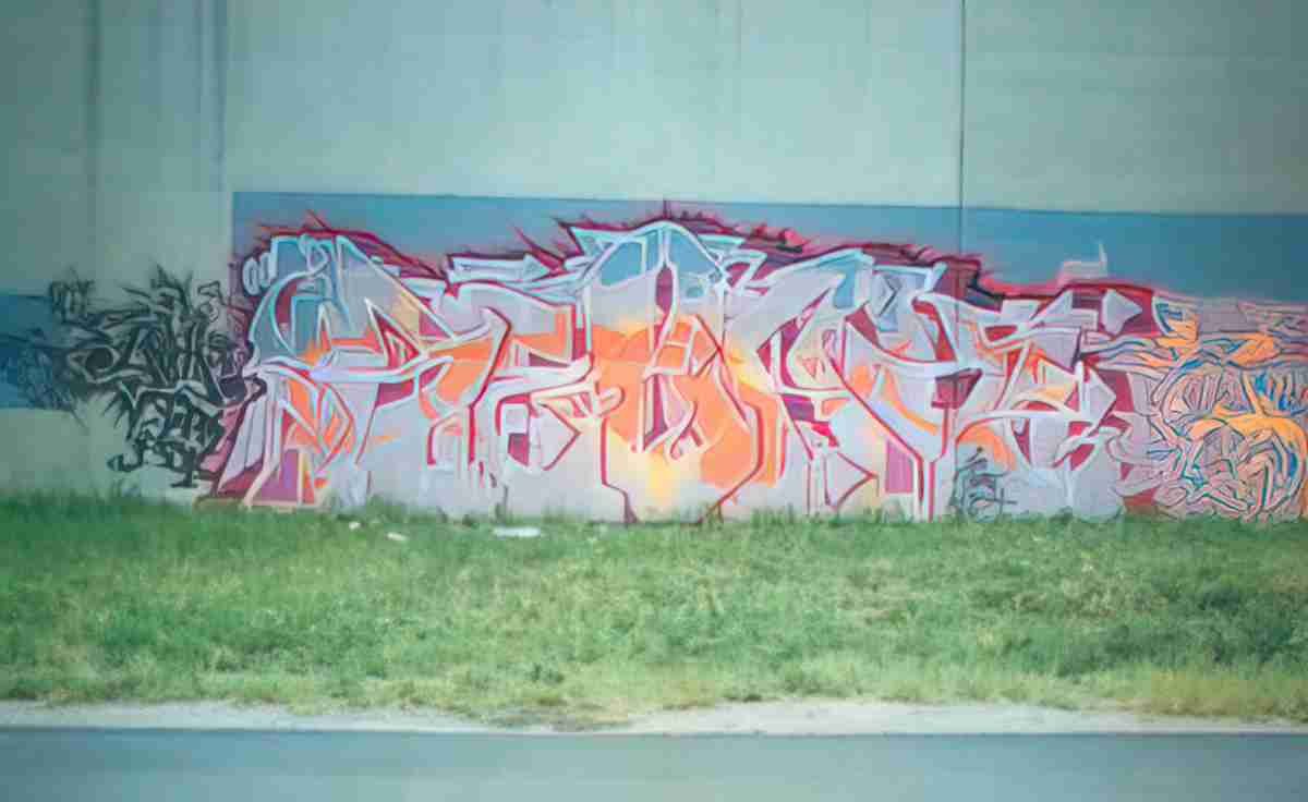 Street Art 3348 3338 GRAFFITI A4 Photo Print