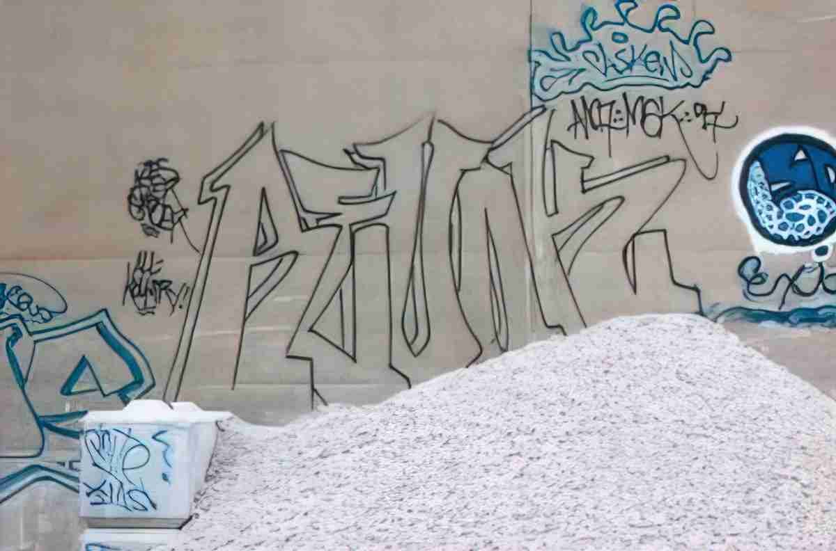 Street Art 3349 3339 GRAFFITI A4 Photo Print