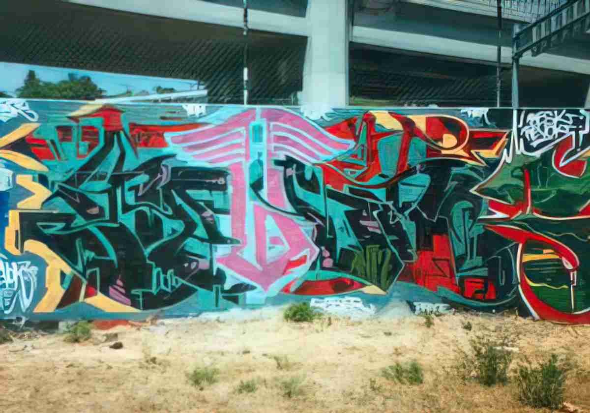 Street Art 3351 3341 GRAFFITI A4 Photo Print