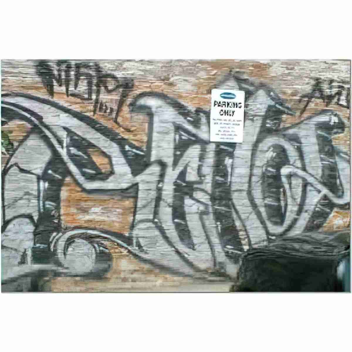 Street Art 3409 3399 GRAFFITI A4 Photo Print