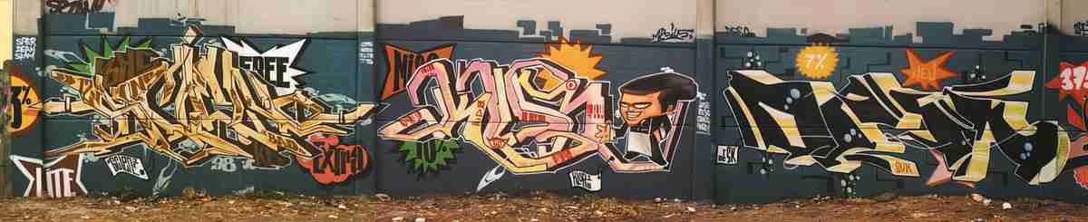 Street Art 3416 3406 GRAFFITI A4 Photo Print
