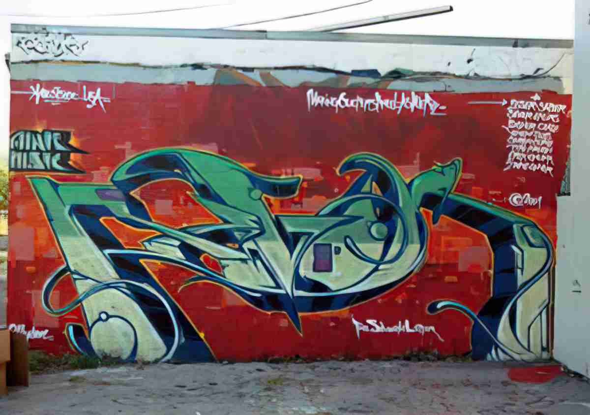Street Art 3418 3408 GRAFFITI A4 Photo Print