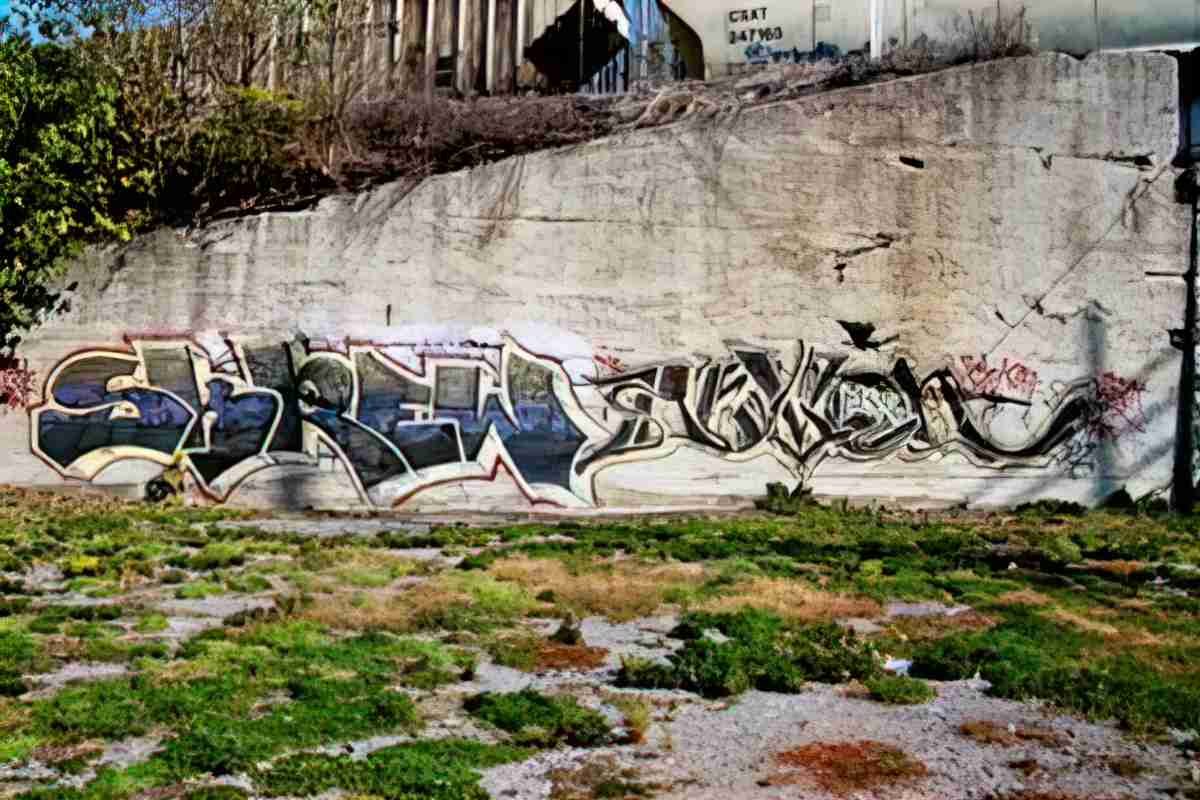 Street Art 3422 3412 GRAFFITI A4 Photo Print