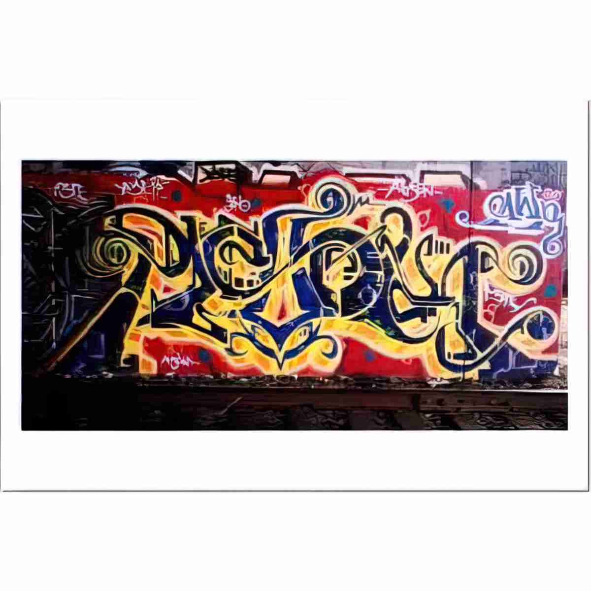 Street Art 3428 3418 GRAFFITI A4 Photo Print