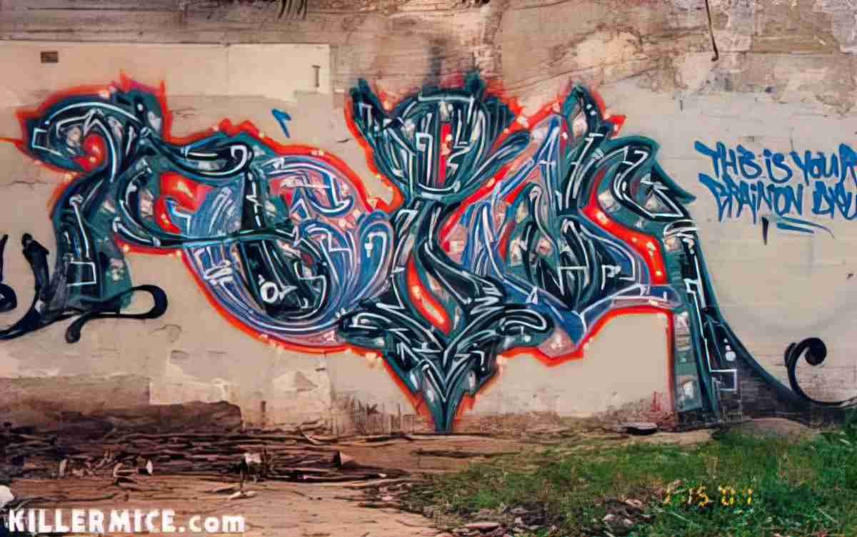 Street Art 3430 3420 GRAFFITI A4 Photo Print