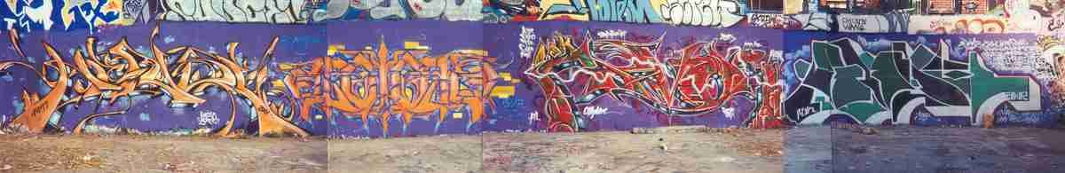 Street Art 3441 3431 GRAFFITI A4 Photo Print