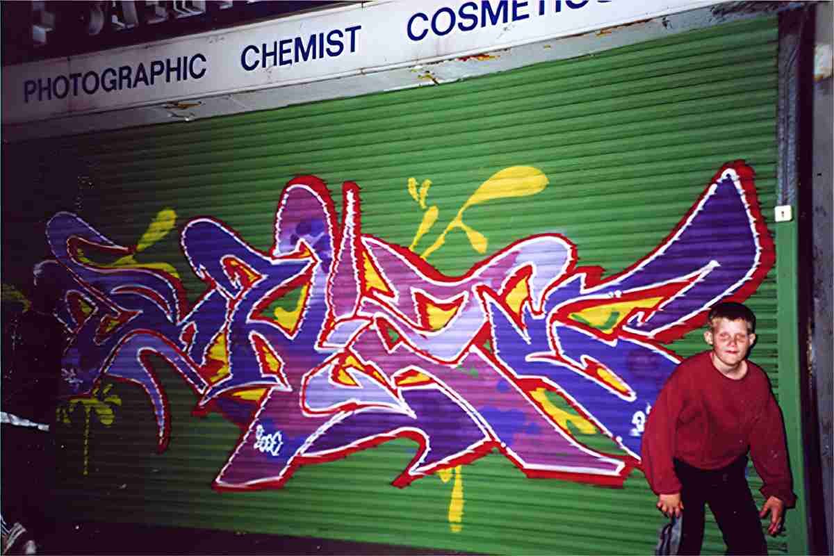 Street Art 3457 3447 GRAFFITI A4 Photo Print
