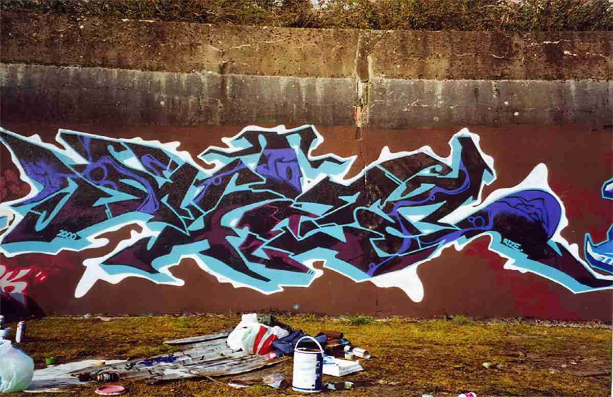 Street Art 3458 3448 GRAFFITI A4 Photo Print