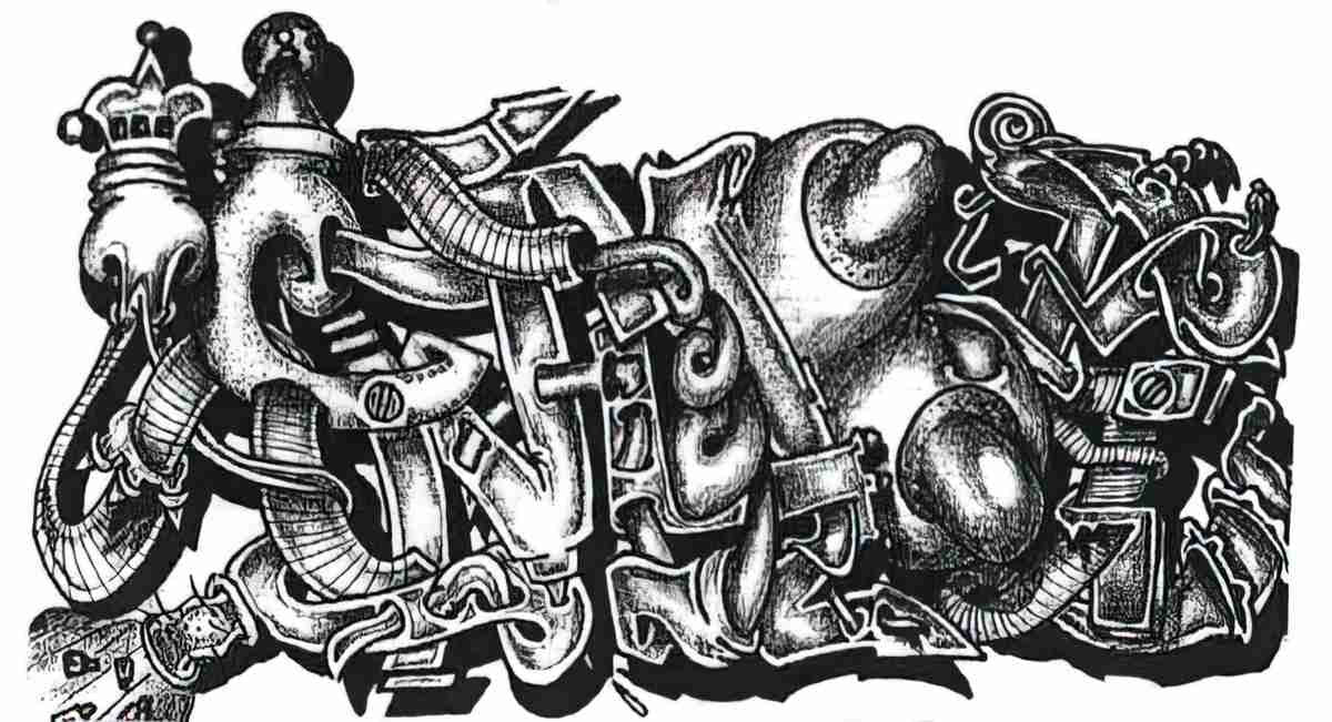 Street Art 3464 3454 GRAFFITI A4 Photo Print