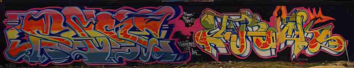Street Art 3465 3455 GRAFFITI A4 Photo Print