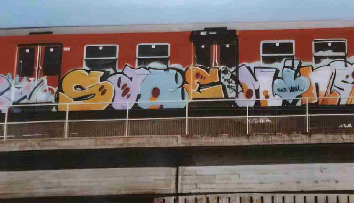 Street Art 3466 3456 GRAFFITI A4 Photo Print