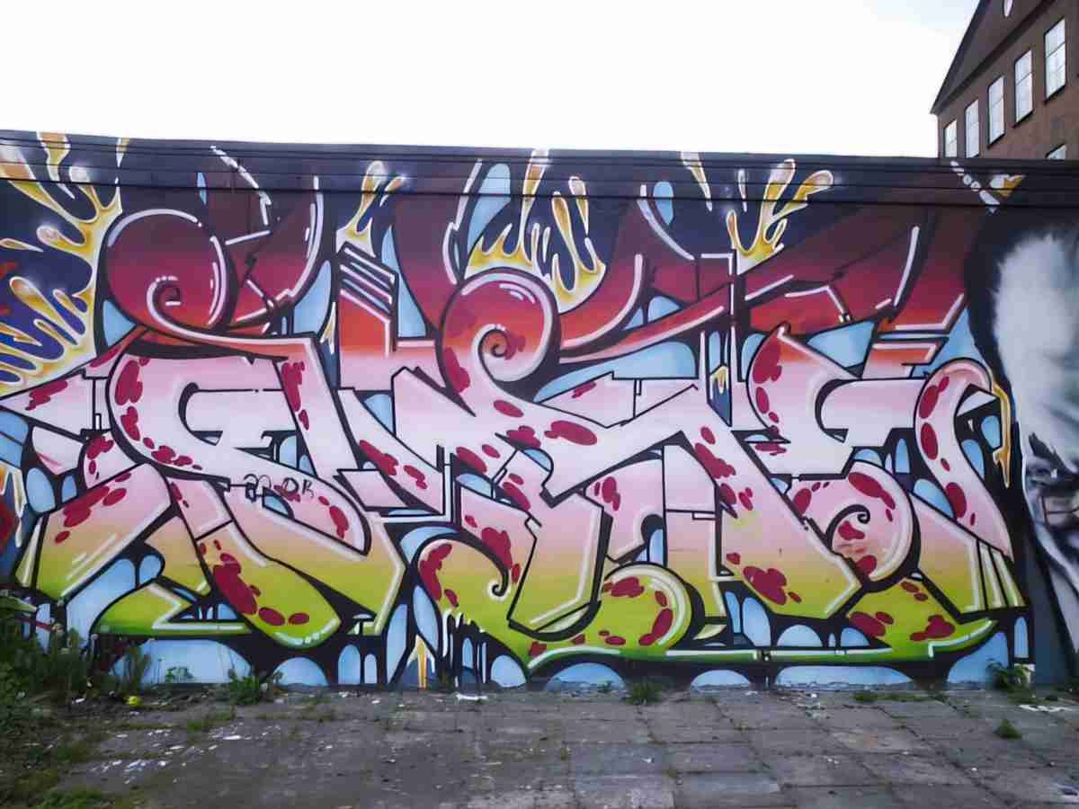 Street Art 3472 3462 GRAFFITI A4 Photo Print
