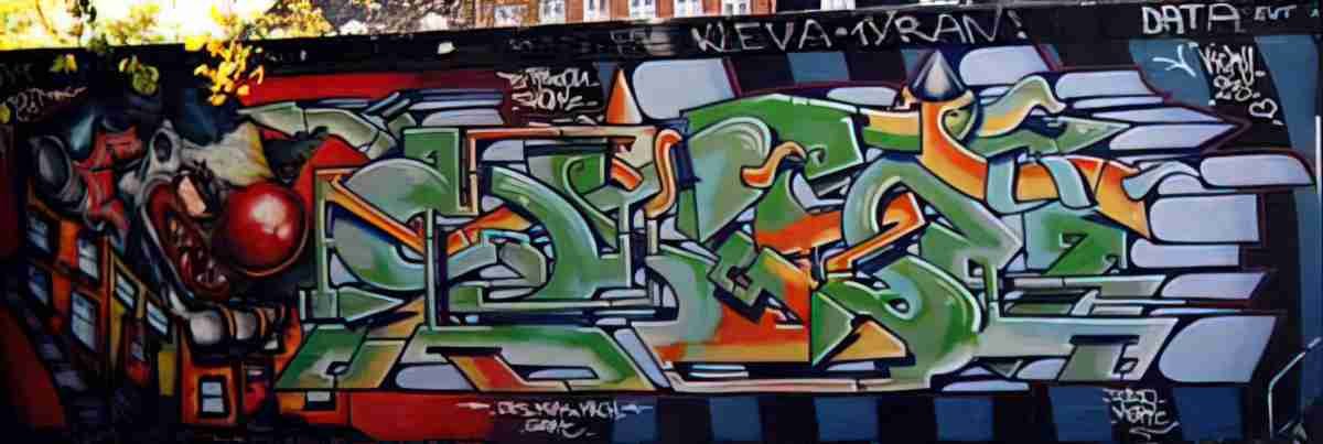 Street Art 3485 3475 GRAFFITI A4 Photo Print