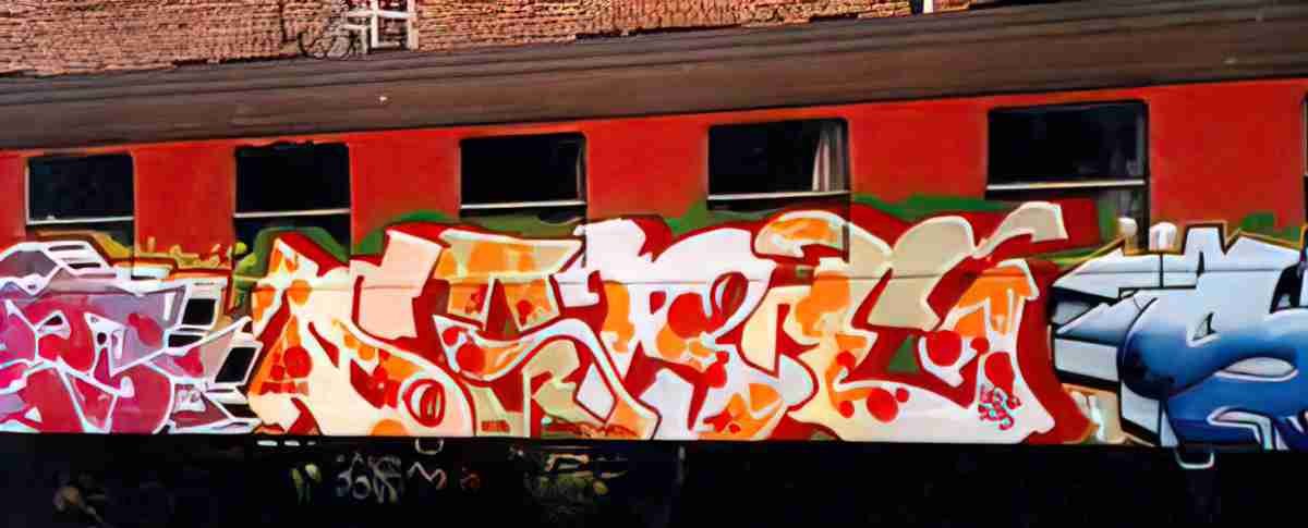 Street Art 3486 3476 GRAFFITI A4 Photo Print