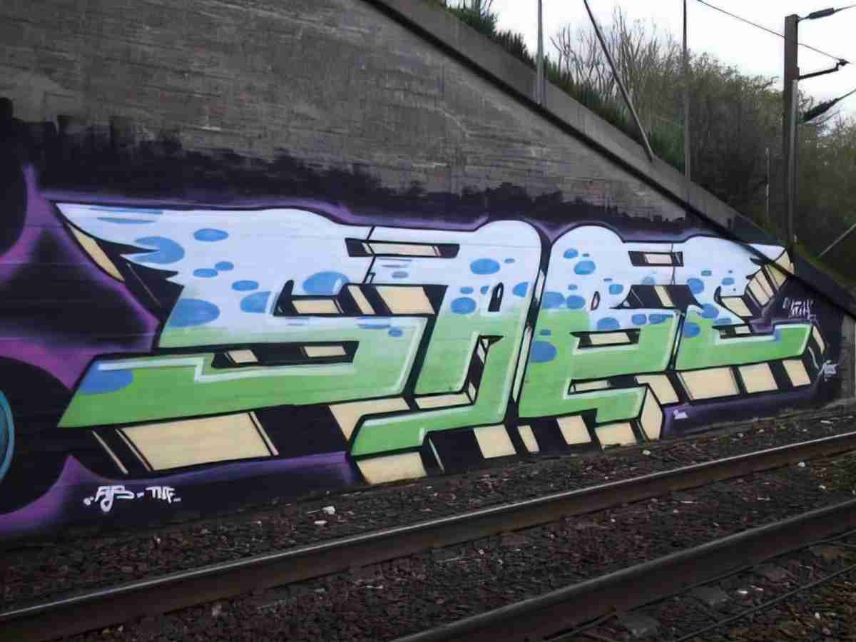 Street Art 3489 3479 GRAFFITI A4 Photo Print