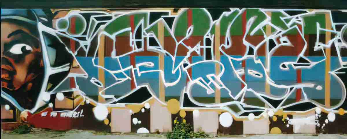 Street Art 3490 3480 GRAFFITI A4 Photo Print
