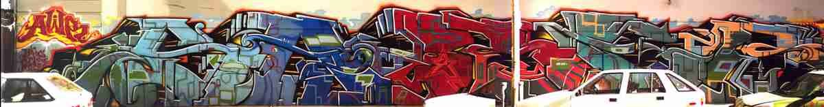 Street Art 3495 3485 GRAFFITI A4 Photo Print