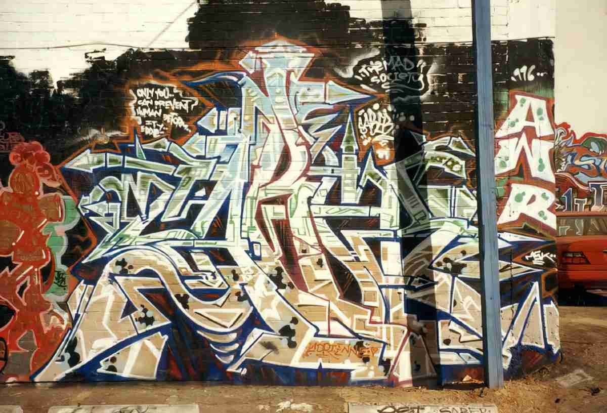 Street Art 3516 3506 GRAFFITI A4 Photo Print