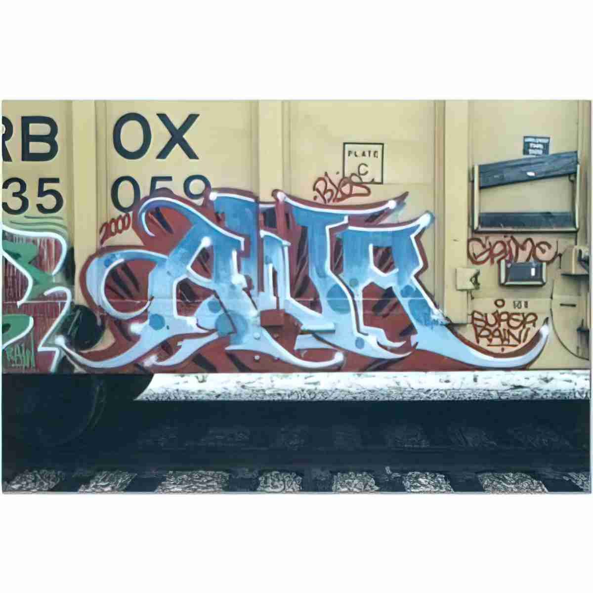 Street Art 3522 3512 GRAFFITI A4 Photo Print