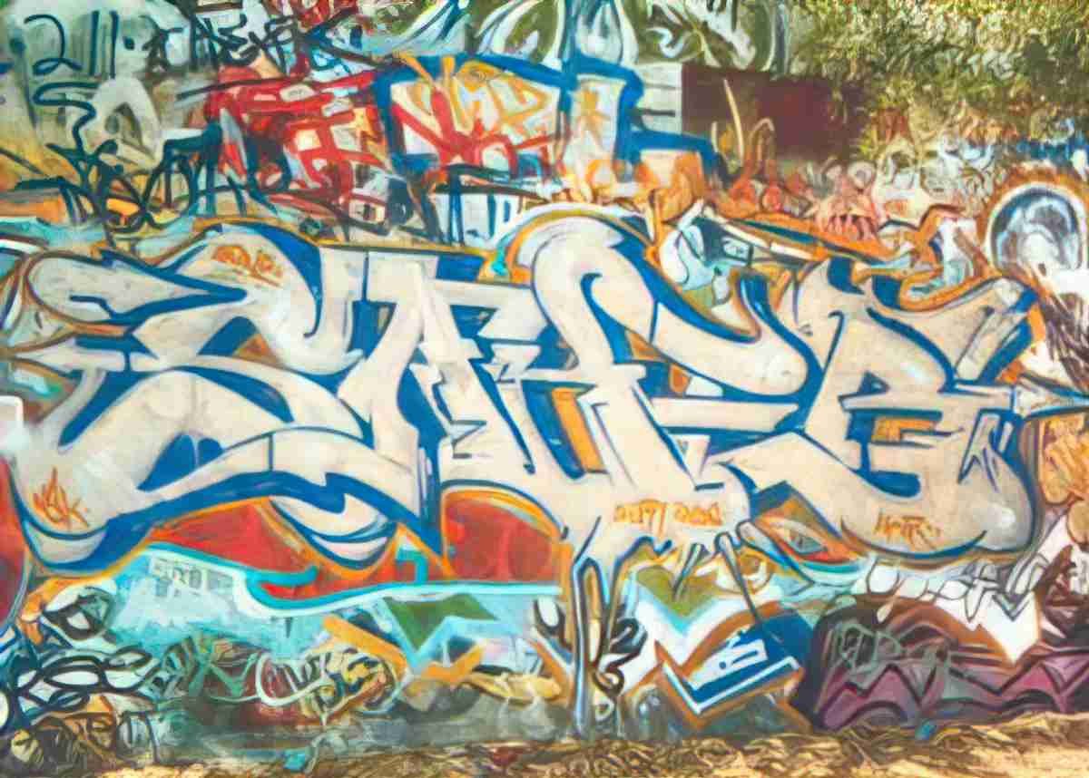 Street Art 3527 3517 GRAFFITI A4 Photo Print