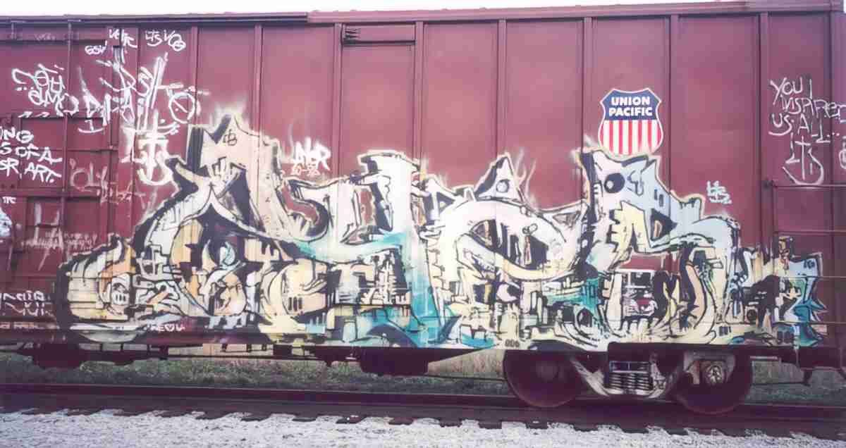Street Art 3530 3521 GRAFFITI A4 Photo Print