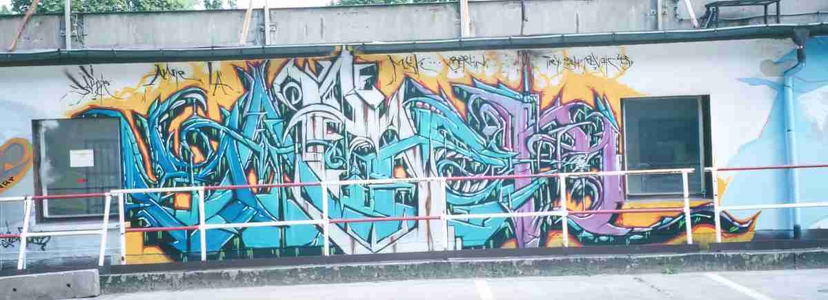 Street Art 3545 3536 GRAFFITI A4 Photo Print