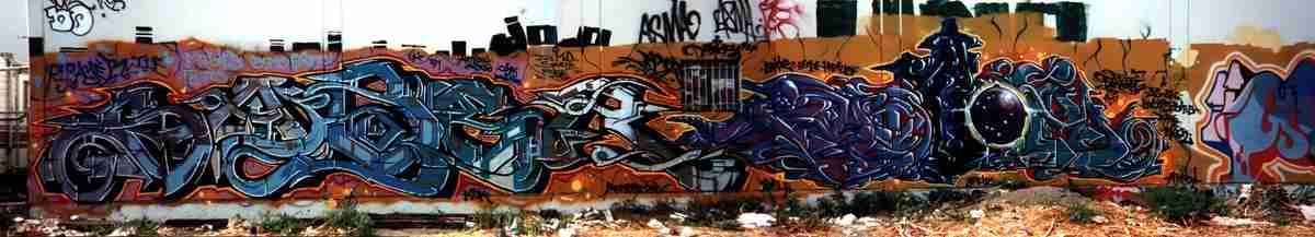 Street Art 3551 3542 GRAFFITI A4 Photo Print