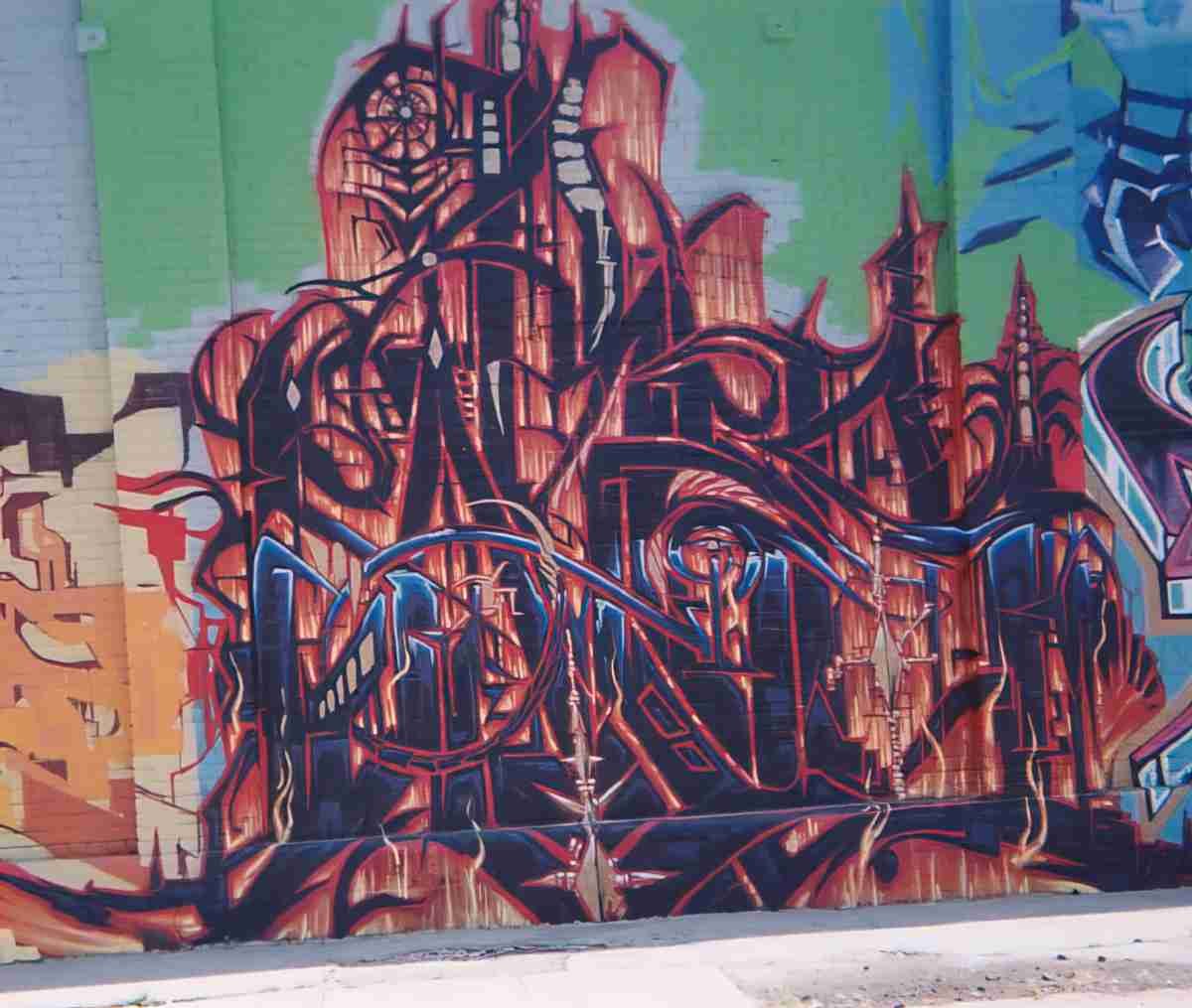 Street Art 3555 3546 GRAFFITI A4 Photo Print