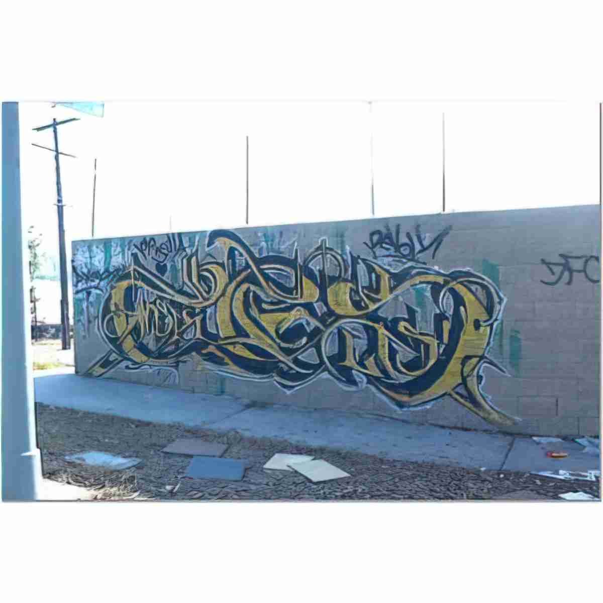 Street Art 3581 3574 GRAFFITI A4 Photo Print