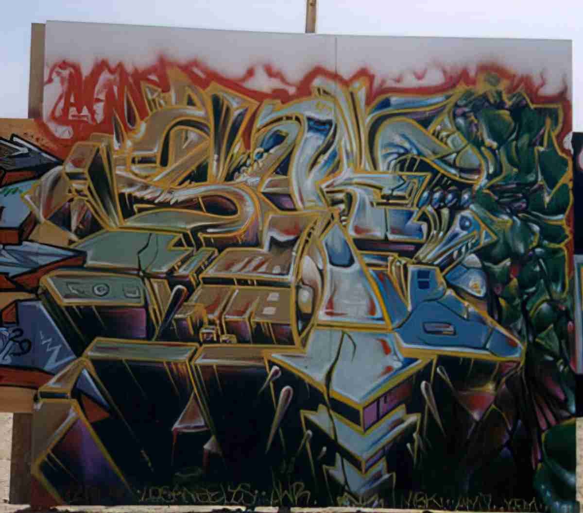 Street Art 3586 3579 GRAFFITI A4 Photo Print