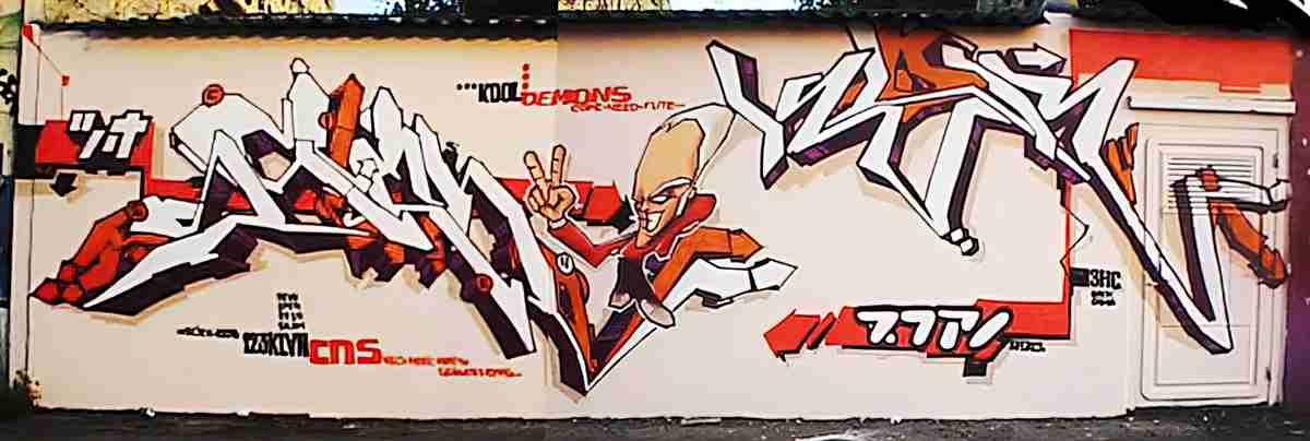 Street Art 3588 3581 GRAFFITI A4 Photo Print
