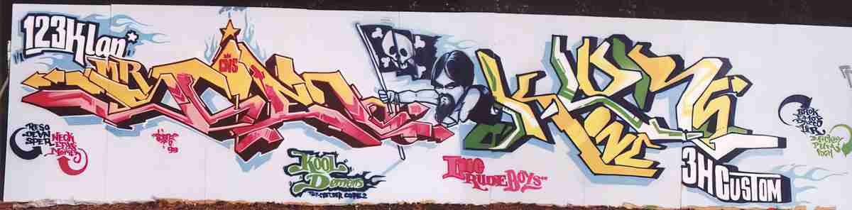 Street Art 3591 3584 GRAFFITI A4 Photo Print