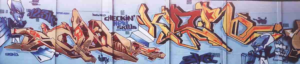 Street Art 3594 3587 GRAFFITI A4 Photo Print