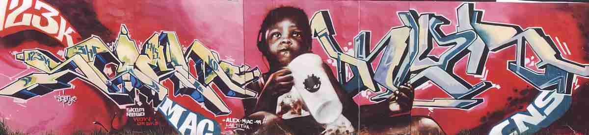 Street Art 3596 3589 GRAFFITI A4 Photo Print