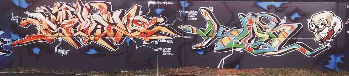 Street Art 3598 3591 GRAFFITI A4 Photo Print