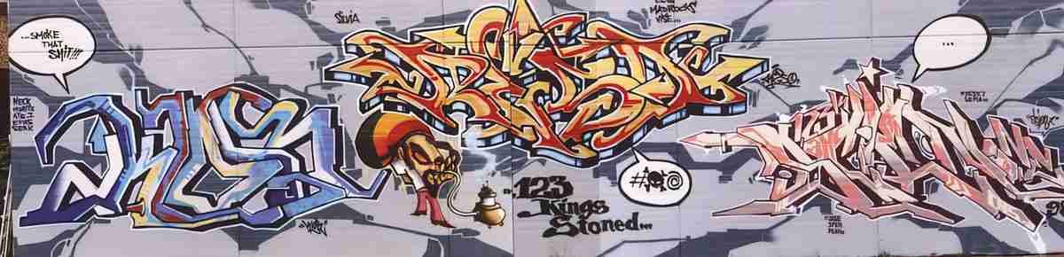 Street Art 3602 3595 GRAFFITI A4 Photo Print