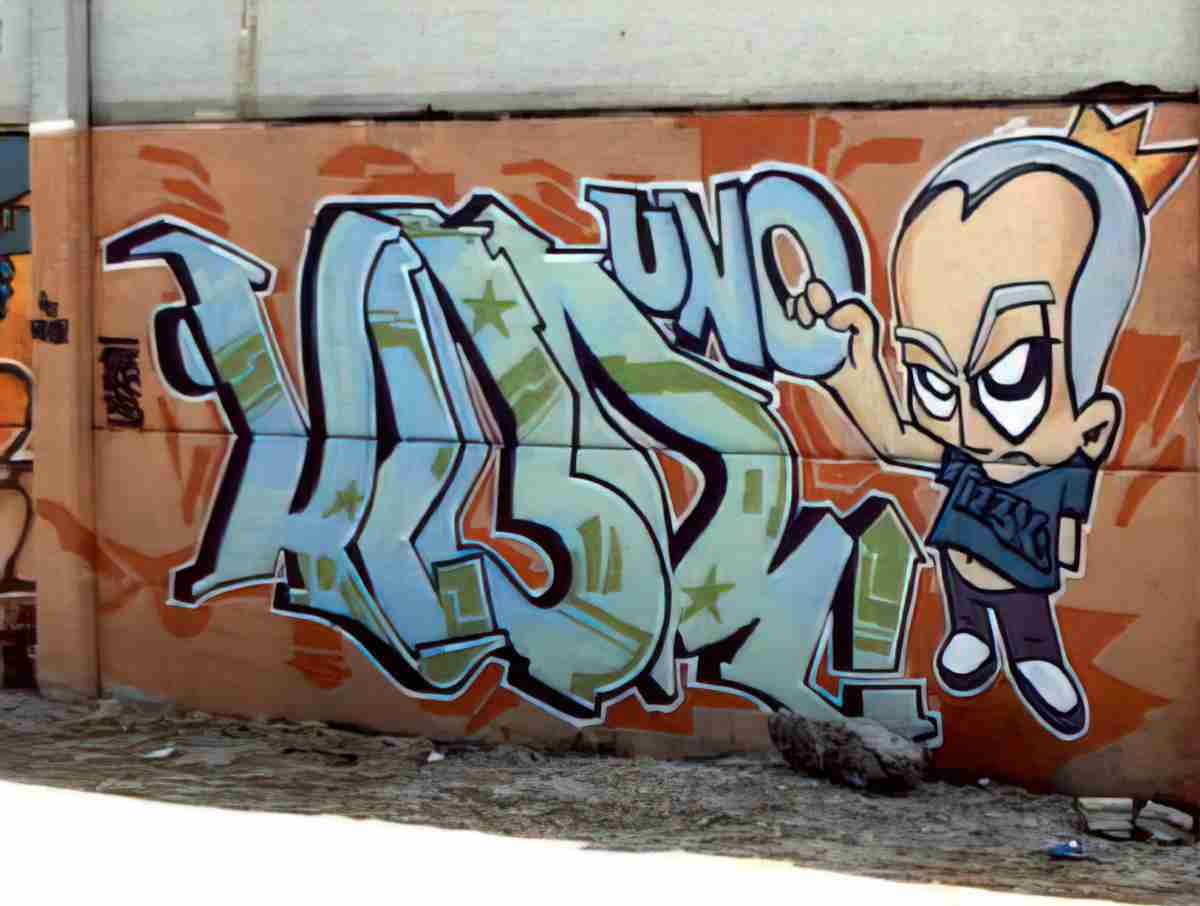 Street Art 3615 3608 GRAFFITI A4 Photo Print