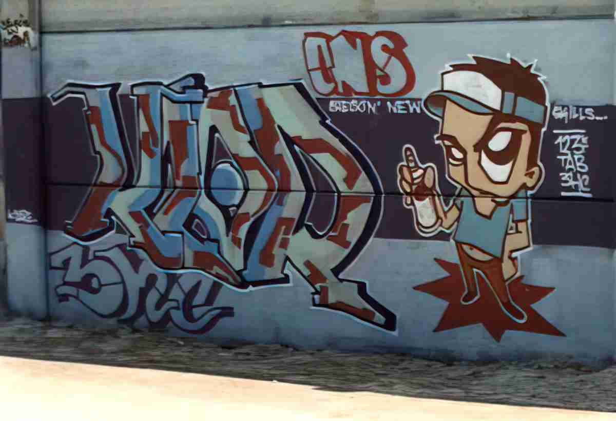 Street Art 3616 3609 GRAFFITI A4 Photo Print