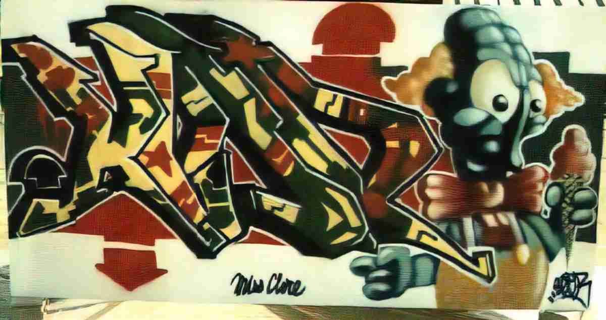 Street Art 3617 3610 GRAFFITI A4 Photo Print