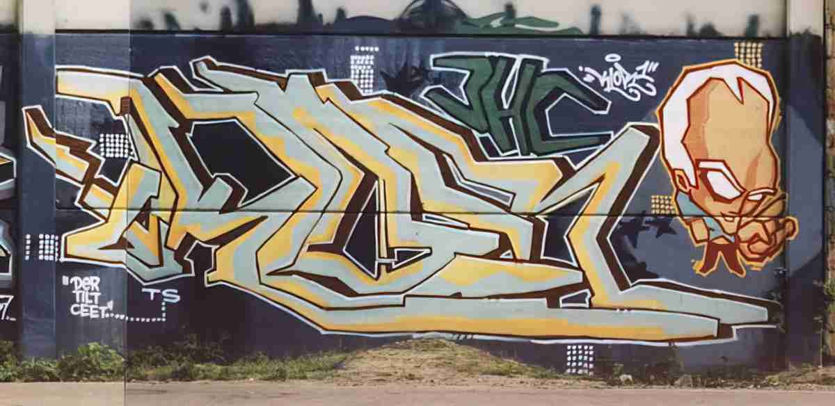 Street Art 3624 3617 GRAFFITI A4 Photo Print