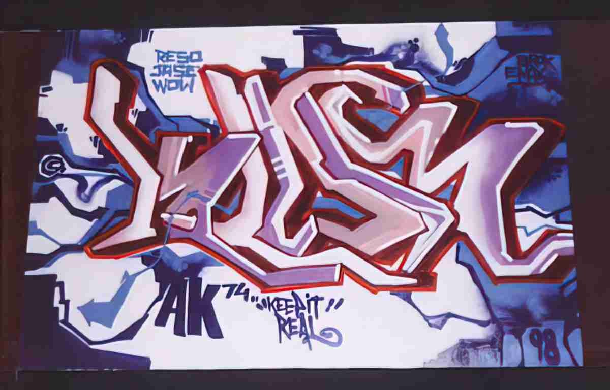 Street Art 3628 3621 GRAFFITI A4 Photo Print